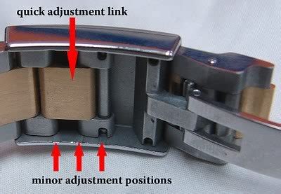 Regolazione fine Easylink Rolex 